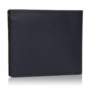 [優質小牛皮]  Calvin Klein Saffinao Leather Slim Wallet  / Navy